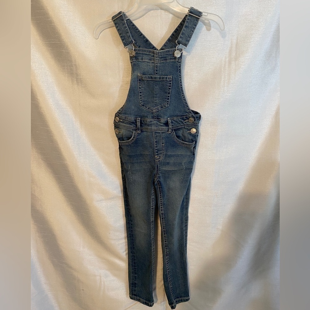 Silver Jeans Co.  Nisha Denim Overalls Med Wash Girls 7